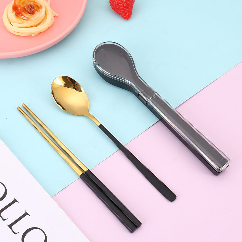 Wholesale Stainless Steel Spoon Chopsticks Set